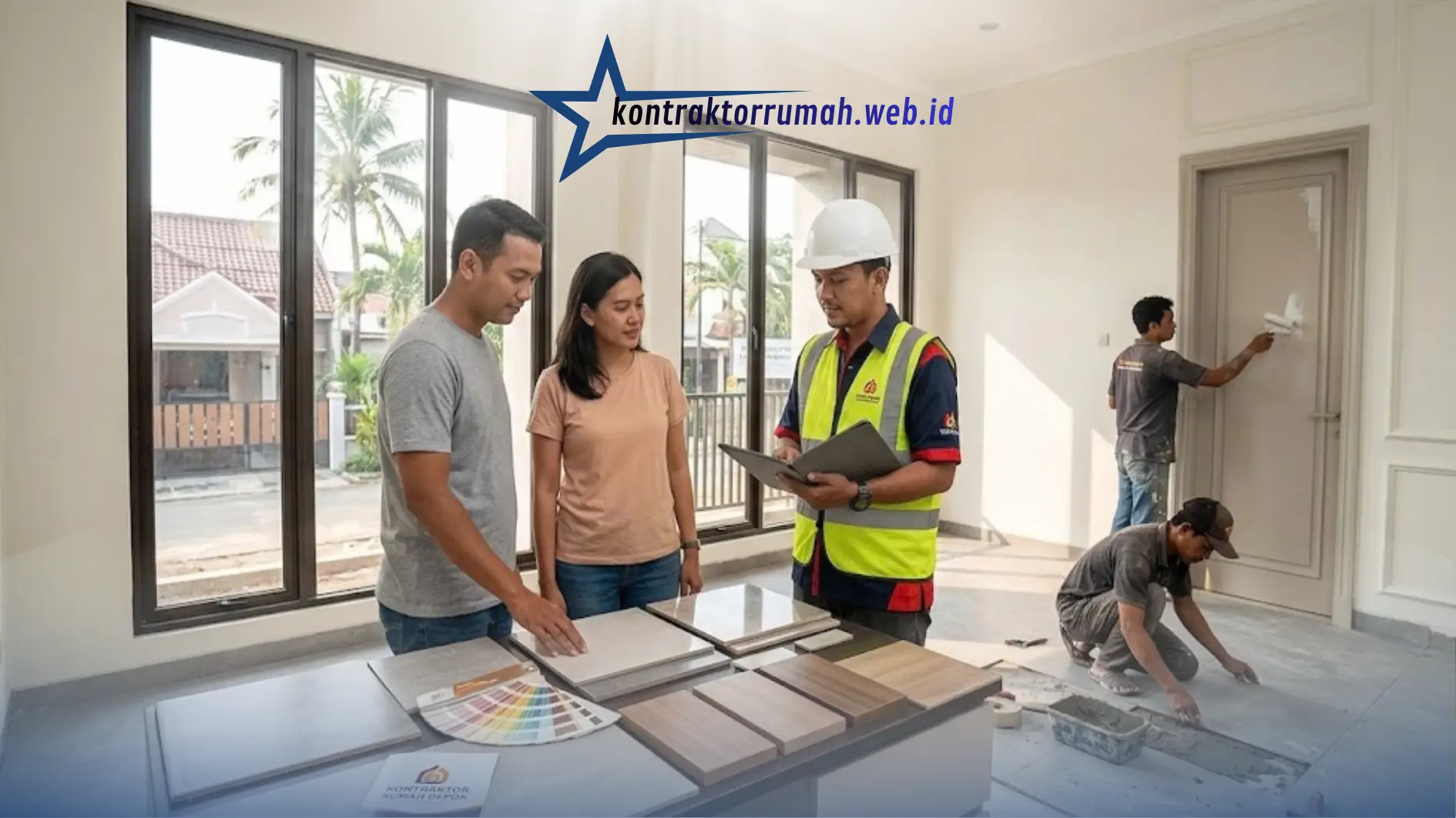 Pemilihan material dan pemeriksaan RAB untuk biaya bangun rumah di Depok