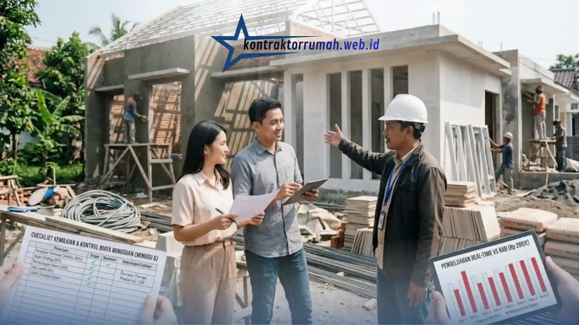 Checklist evaluasi dan pengawasan pengeluaran bangun rumah