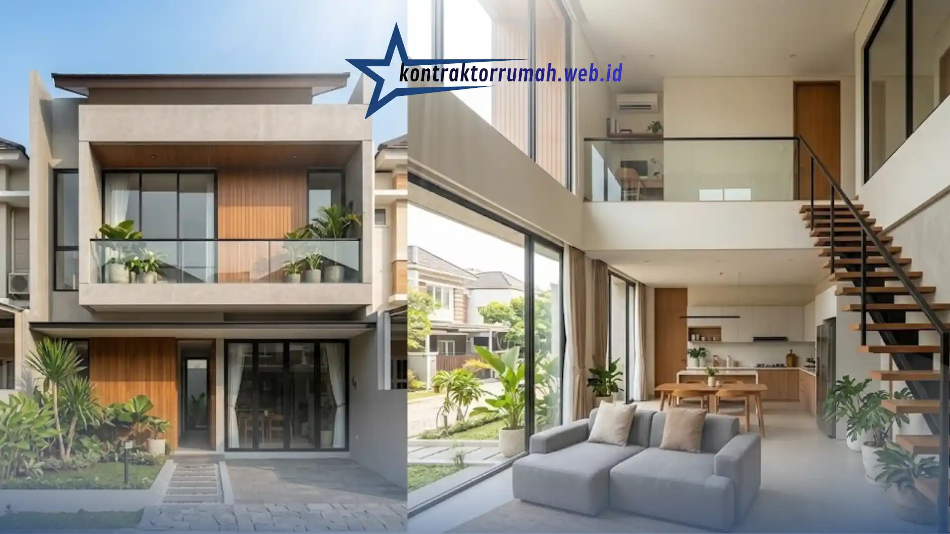 Ide Desain Rumah 2 Lantai Modern nan Nyaman