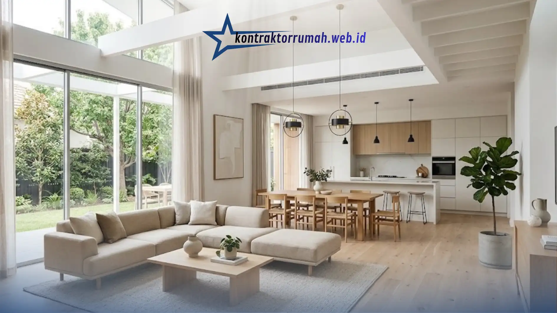 Panduan Desain Interior Open Space Rumah Minimalis Modern