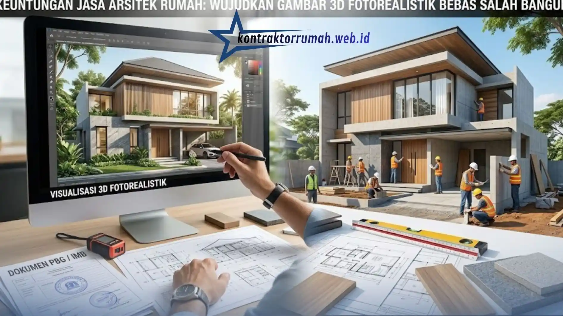 Keuntungan Jasa Arsitek Rumah: Wujudkan Gambar 3D Fotorealistik Bebas Salah Bangun