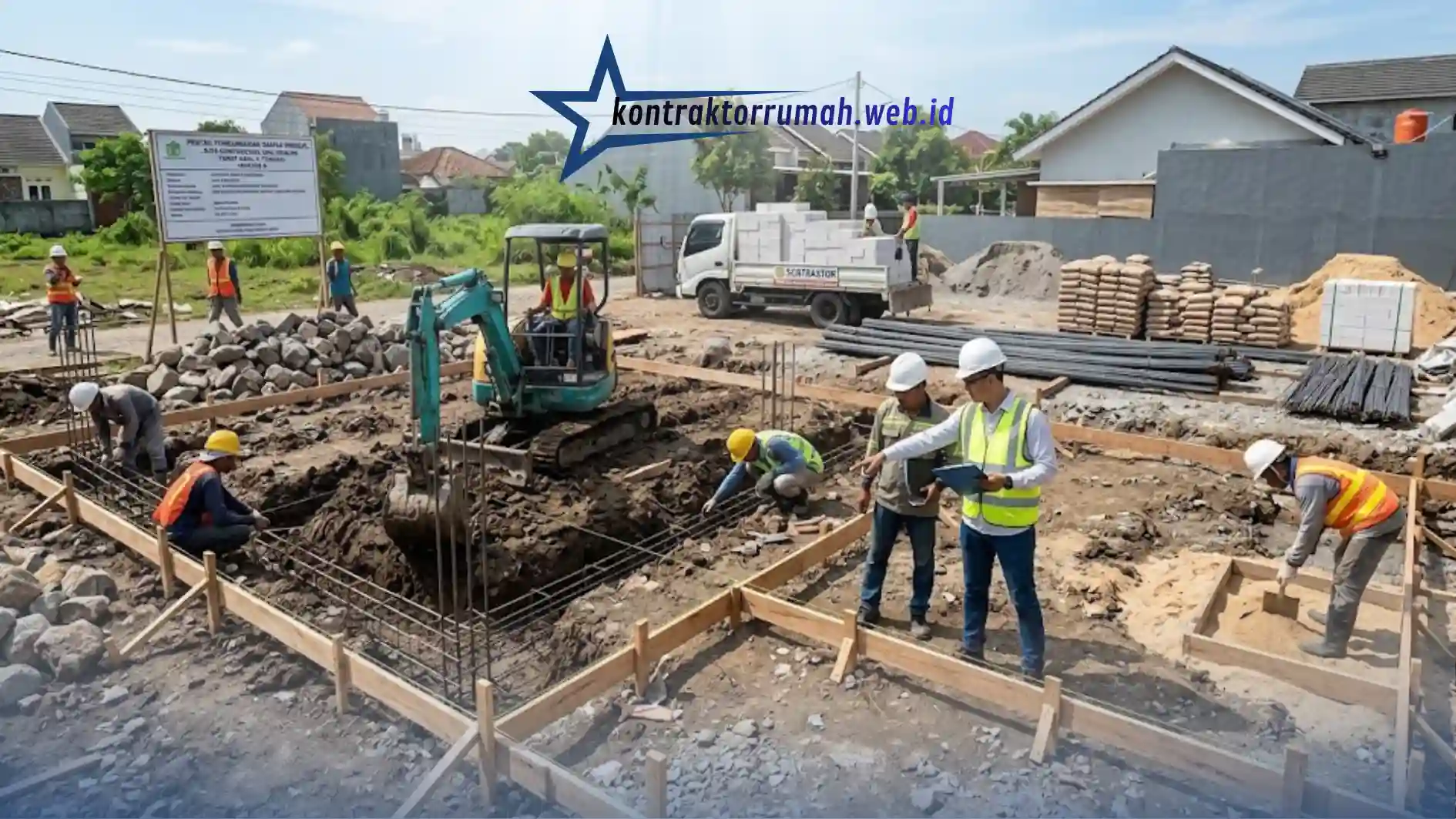 Panduan Kerja Jasa Kontraktor Rumah Tinggal dari Tahap Awal