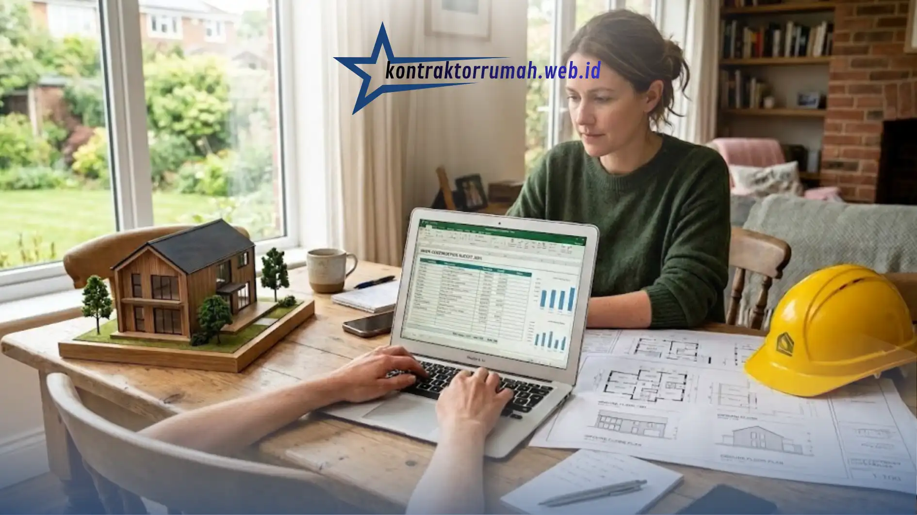 Menyusun RAB rumah tinggal dengan format Excel lengkap dengan rumus perhitungan
