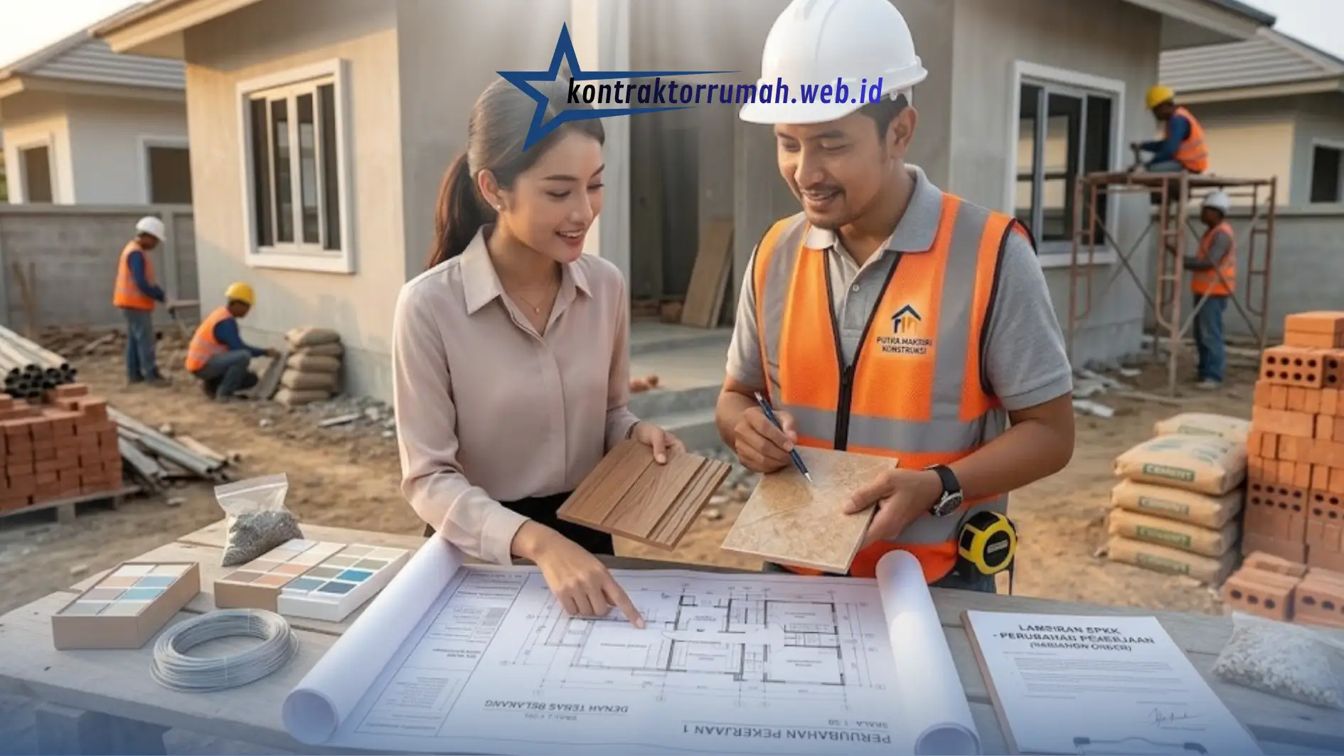 Persetujuan kontrak renovasi rumah di Jakarta