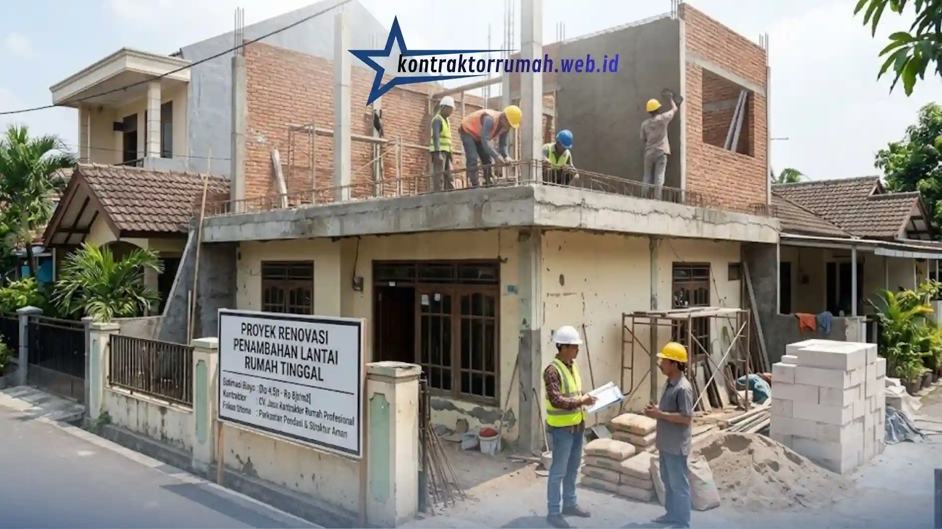 Estimasi Biaya Renovasi Rumah 1 Lantai Menjadi 2 Lantai