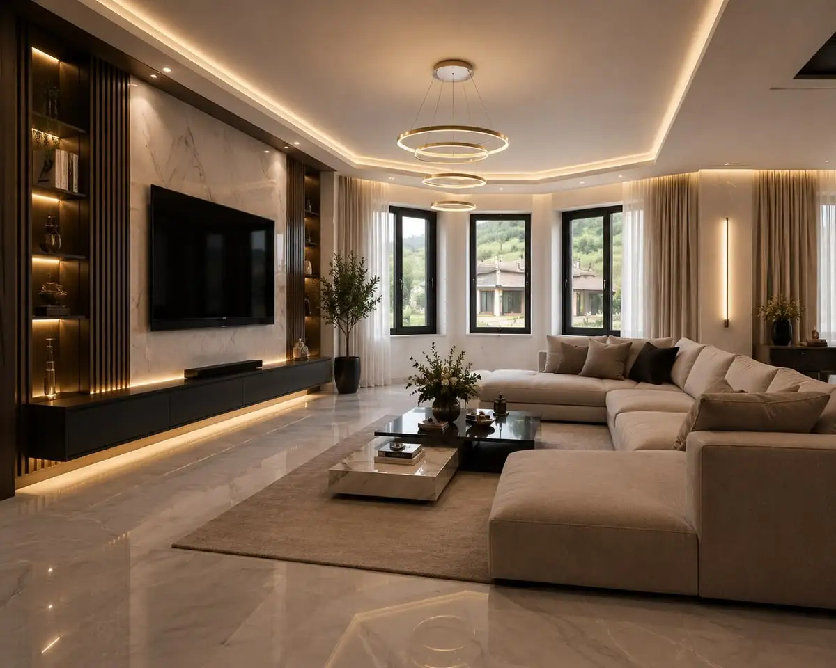 Interior Ruang Keluarga